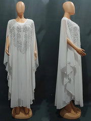 Chiffon Boubou Abaya - Palm and Thread