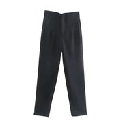 Elegant Solid Pencil Pant - Palm and Thread