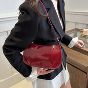 Vintage Patent Leather Shoulder Bag - Palm and Thread