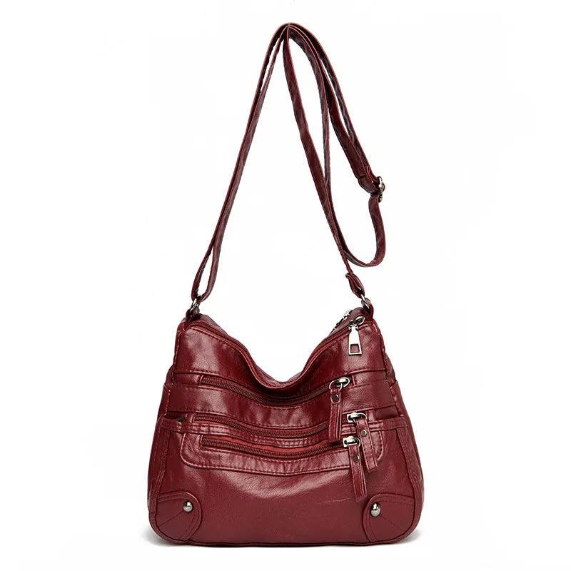 High Quality Soft Leather Shoulder Bag - Palm and Thread