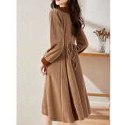 Vintage Corduroy Elegant Dress - Palm and Thread