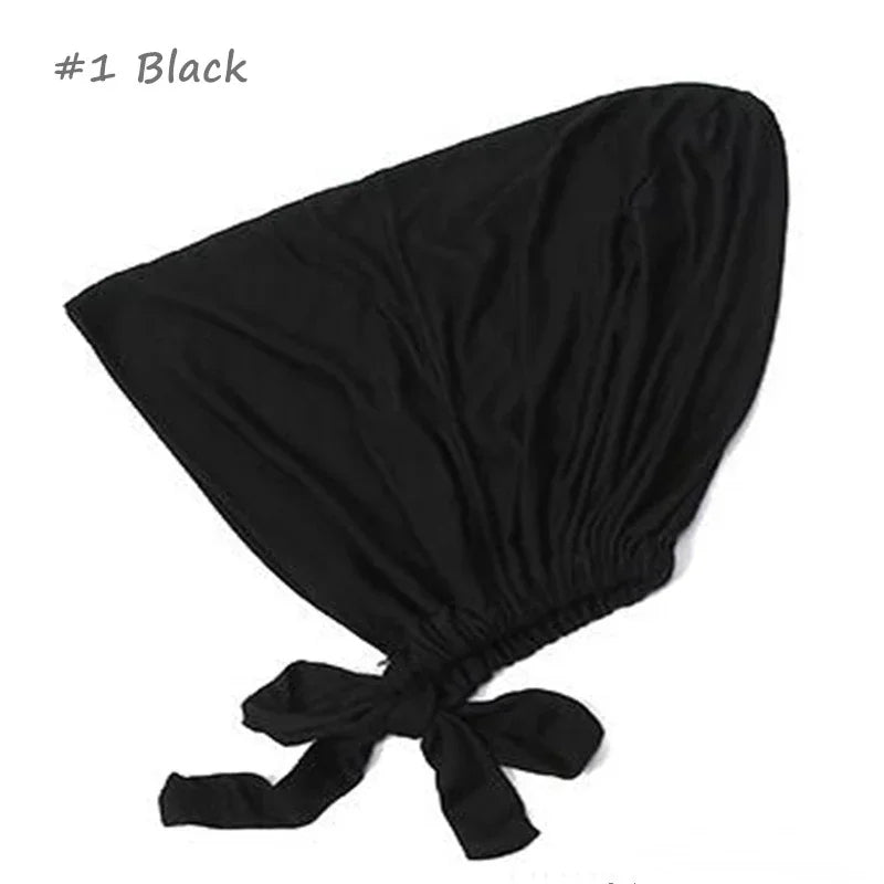 New Soft Turban Hat Inner Hijab Cap - Palm and Thread