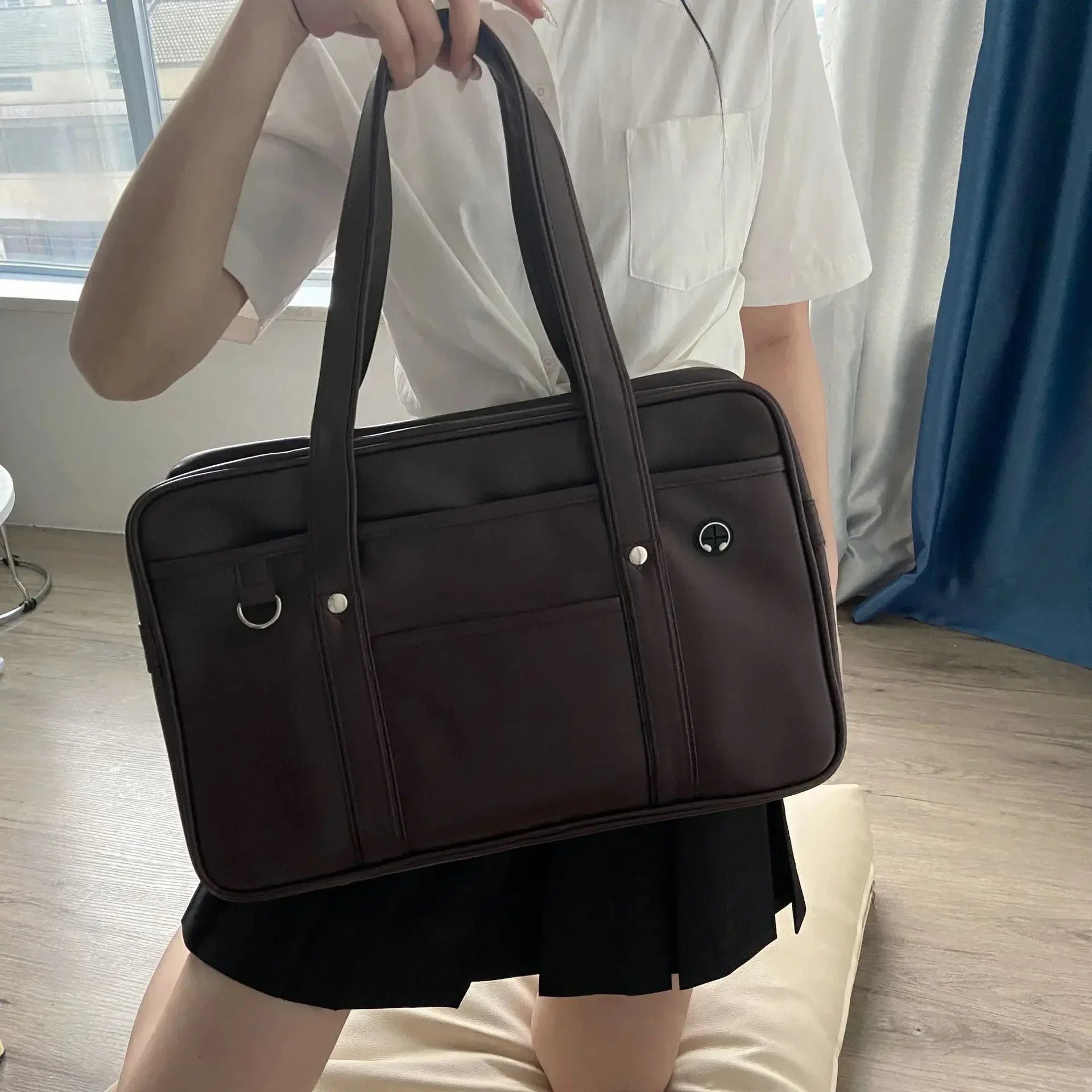 schoolbag PU leather wide application - Palm and Thread