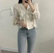 Cute Flare Sleeve shirt top - Palm and Thread