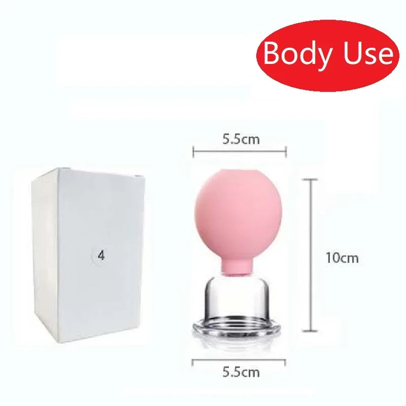 Slimming Face Sucker Vacuum Cupping Jar Cellulite Massager - Palm and Thread