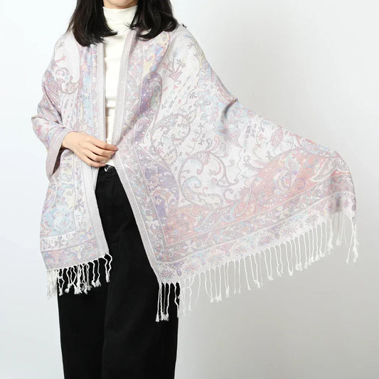 Pashmina Hijab Scarf Printed Hijab - Palm and Thread