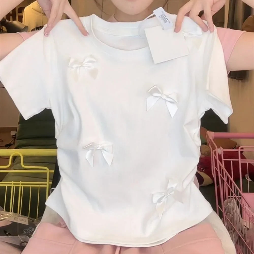 Elegant Ballet Bowknot T Shirt - Palm and Thread