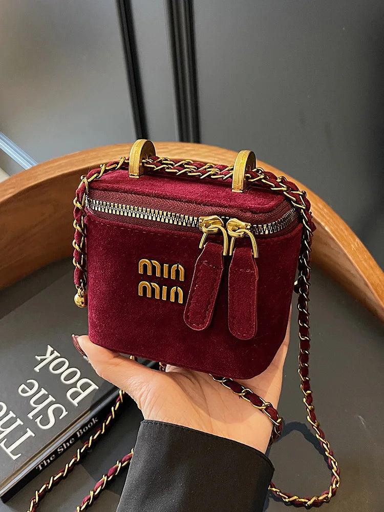 Light luxury high-end niche mini bag new frosted chain - Palm and Thread