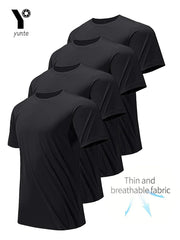 Round Neck Ultra-Light Breathable Sweat-Absorbent Shirt - Palm and Thread