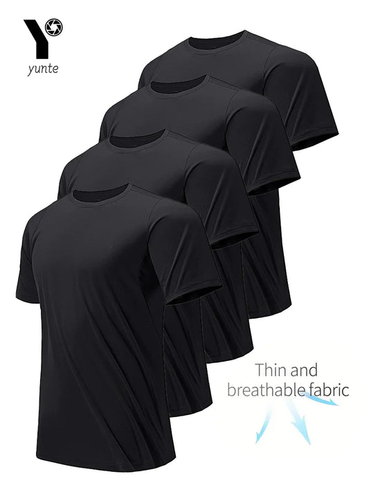 Round Neck Ultra-Light Breathable Sweat-Absorbent Shirt - Palm and Thread
