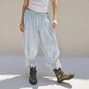 Loose Fit Bloomers Cropped Pant - Palm and Thread