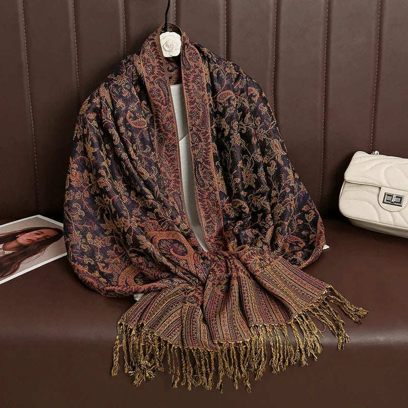 Luxury Brand Cashmere Scarf Printed - Palm and Thread