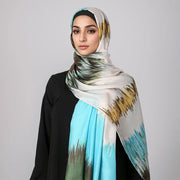 Watercolor Hijab Scarf Bandana Headband Vintage - Palm and Thread