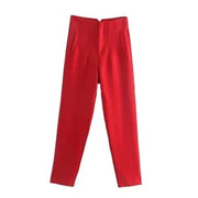 Elegant Solid Pencil Pant - Palm and Thread