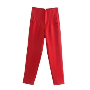 Elegant Solid Pencil Pant - Palm and Thread