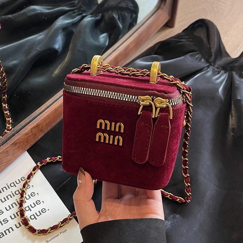 Light luxury high-end niche mini bag new frosted chain - Palm and Thread