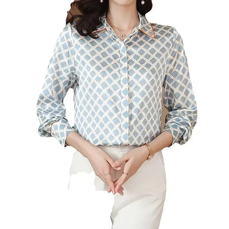 Fashion elegant office shirt - Palm and Thread