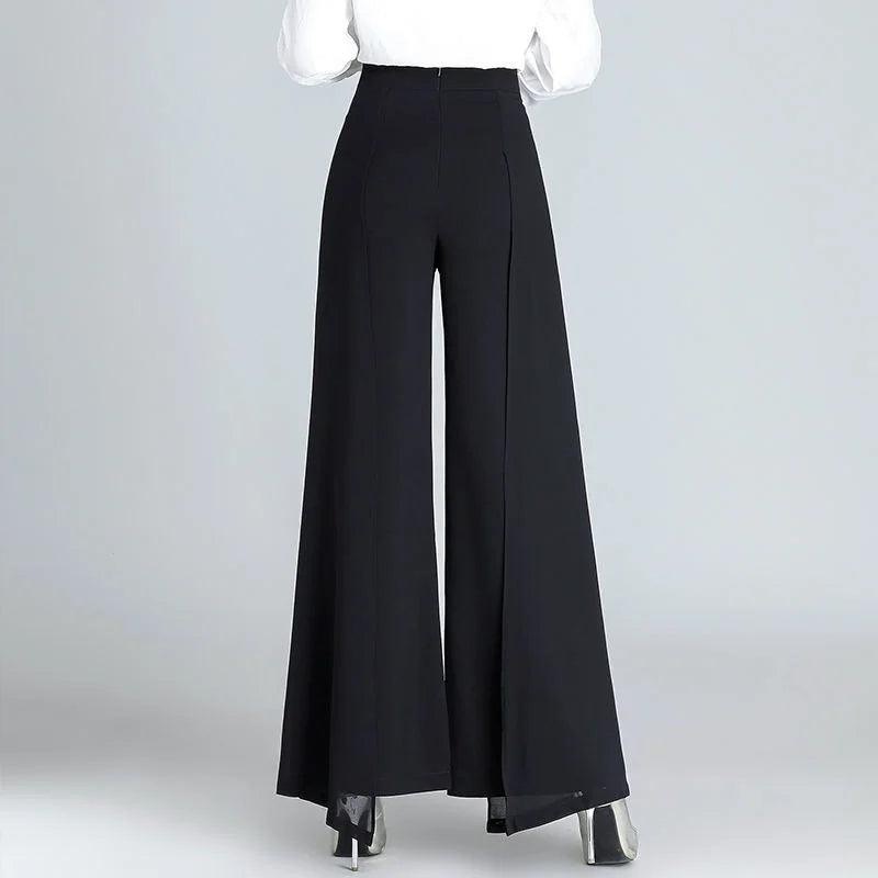 Chiffon Wide Leg Elegant Pant - Palm and Thread