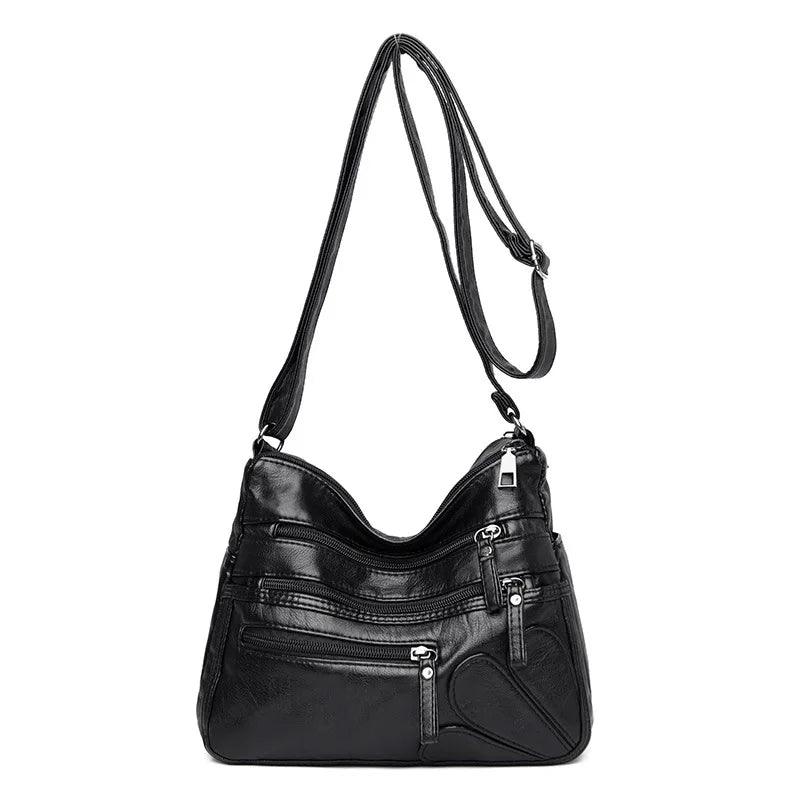 High Quality Soft Leather Shoulder Bag - Palm and Thread