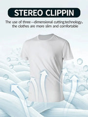 Round Neck T-Shirt 7-Piece White - Palm and Thread