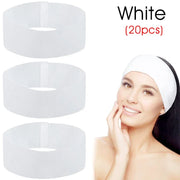 Disposable SPA White Facial Esthetician Headband - Palm and Thread