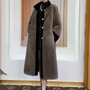 Thickened Imitate Mink Fur Coat - Palm and Thread