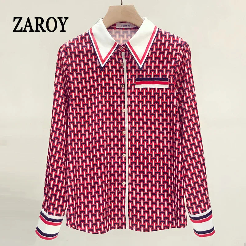 High Quality Long Sleeve Office Top - Palm and Thread