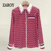 High Quality Long Sleeve Office Top - Palm and Thread