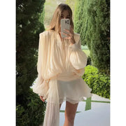 Hollow Out Mesh Maxi Dress - Palm and Thread