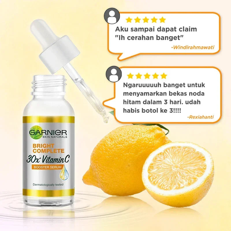 Garnier Bright Complete 30x Vitamin C Niacinamide Booster Serum - Palm and Thread