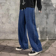 New Streetwear Loose Jeans Korean Style Fashion - Palm and Thread