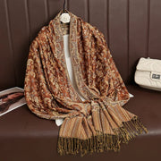 Luxury Brand Cashmere Scarf Printed - Palm and Thread