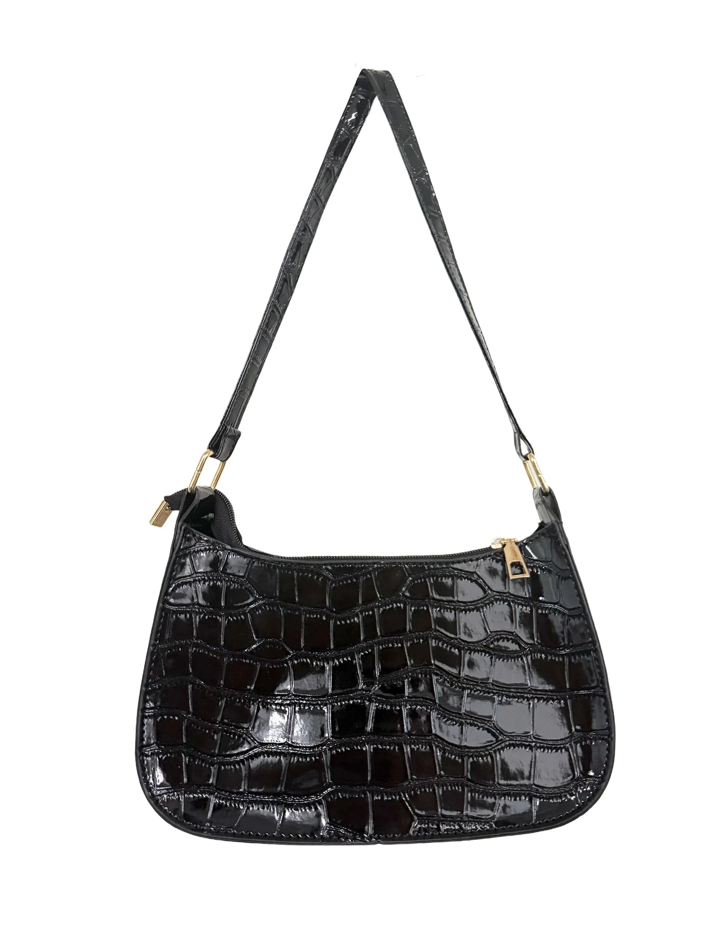 Vintage Patent Leather Shoulder Bag - Palm and Thread