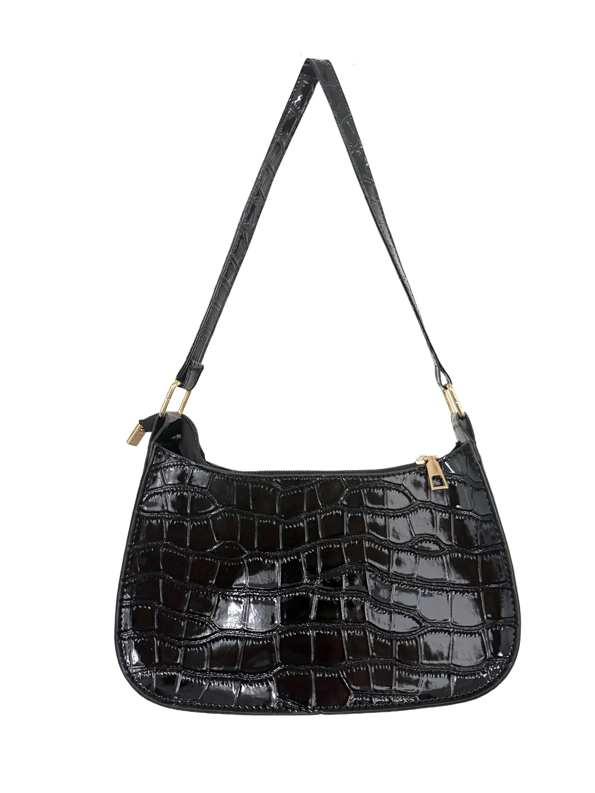 Vintage Patent Leather Shoulder Bag - Palm and Thread
