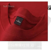 Heavy-duty Cotton Short Sleeved T-shirt