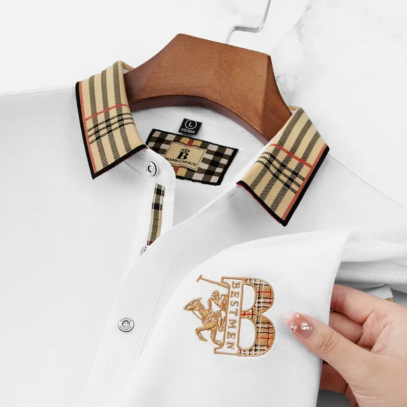 embroidered polo shirt - Palm and Thread