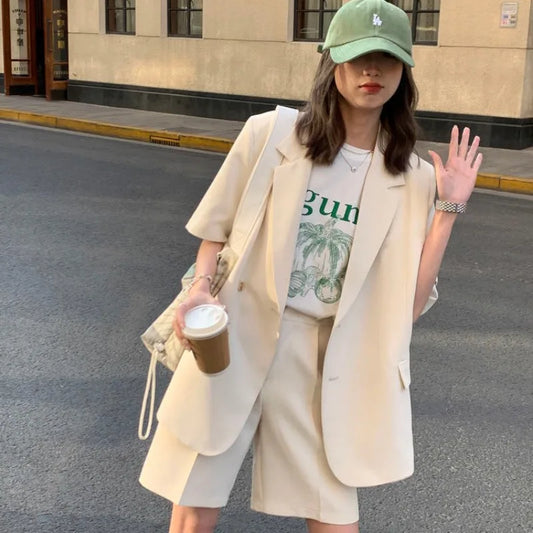 Breezy Chic 2-Piece Summer Shorts Set
