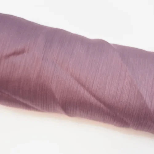 Pleated Satin Chiffon Hijab Silk Scarf - Palm and Thread