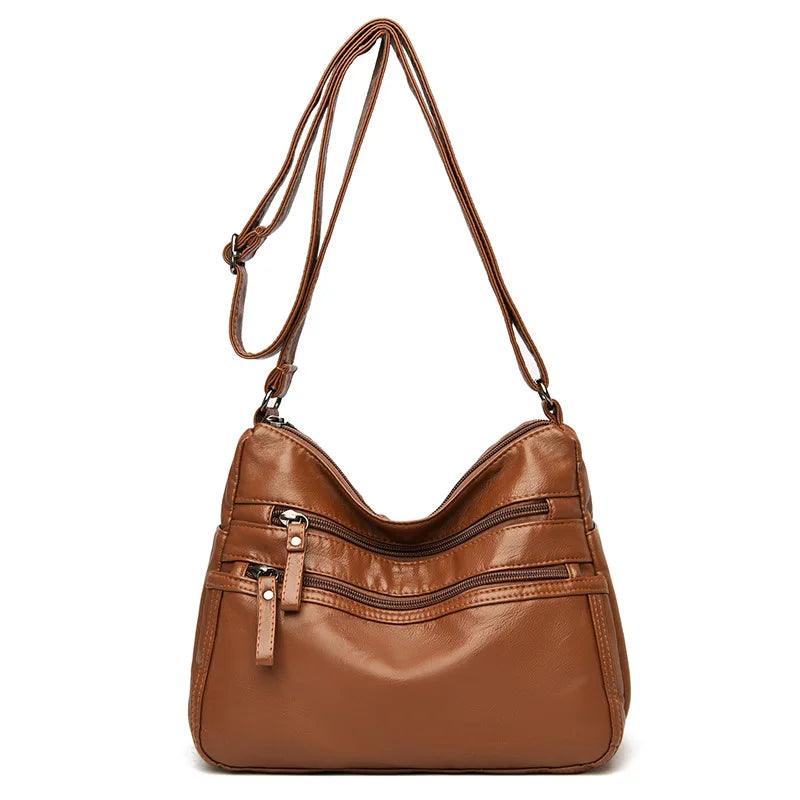 High Quality Soft Leather Shoulder Bag - Palm and Thread