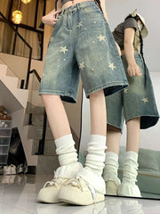 High Waist Retro Washed Wide Leg Jean - Palm and Thread