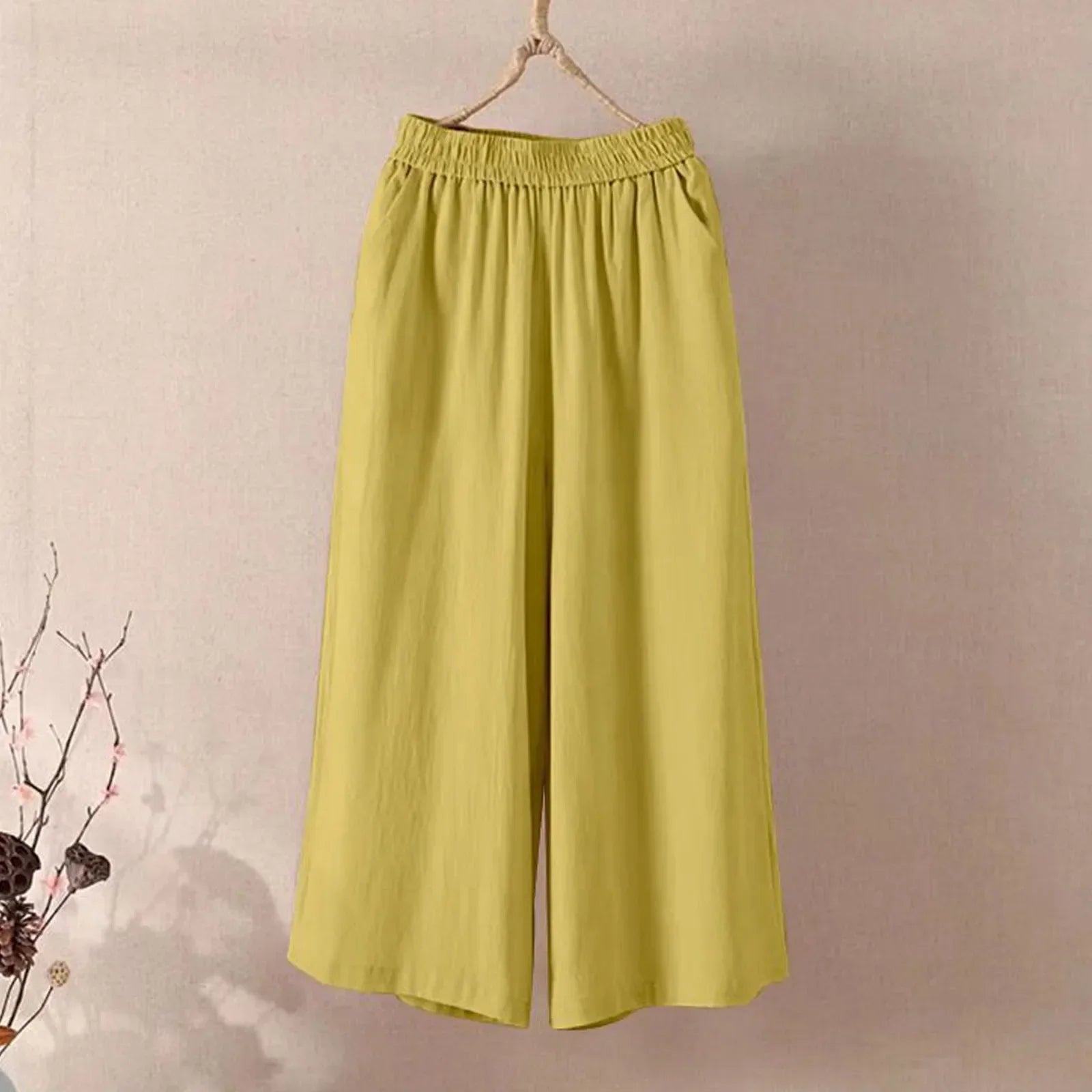 Versatile Lazy Style Wide Leg Pant - Palm and Thread