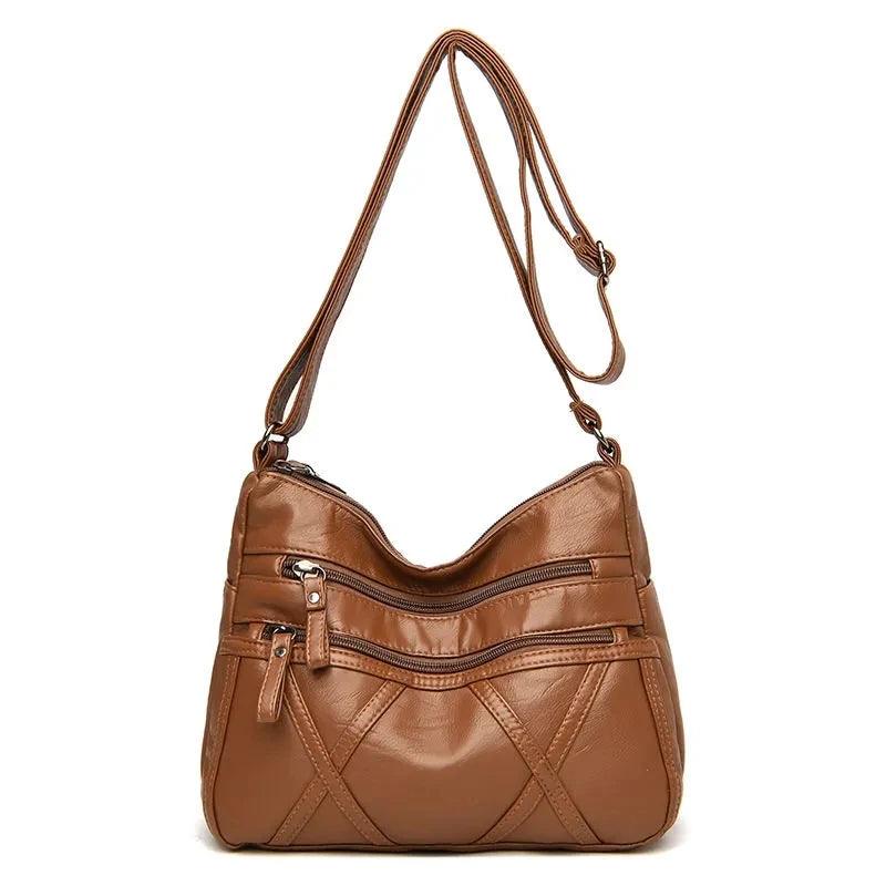 High Quality Soft Leather Shoulder Bag - Palm and Thread