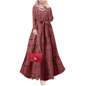 Long Sleeve O Neck Dress - Palm and Thread