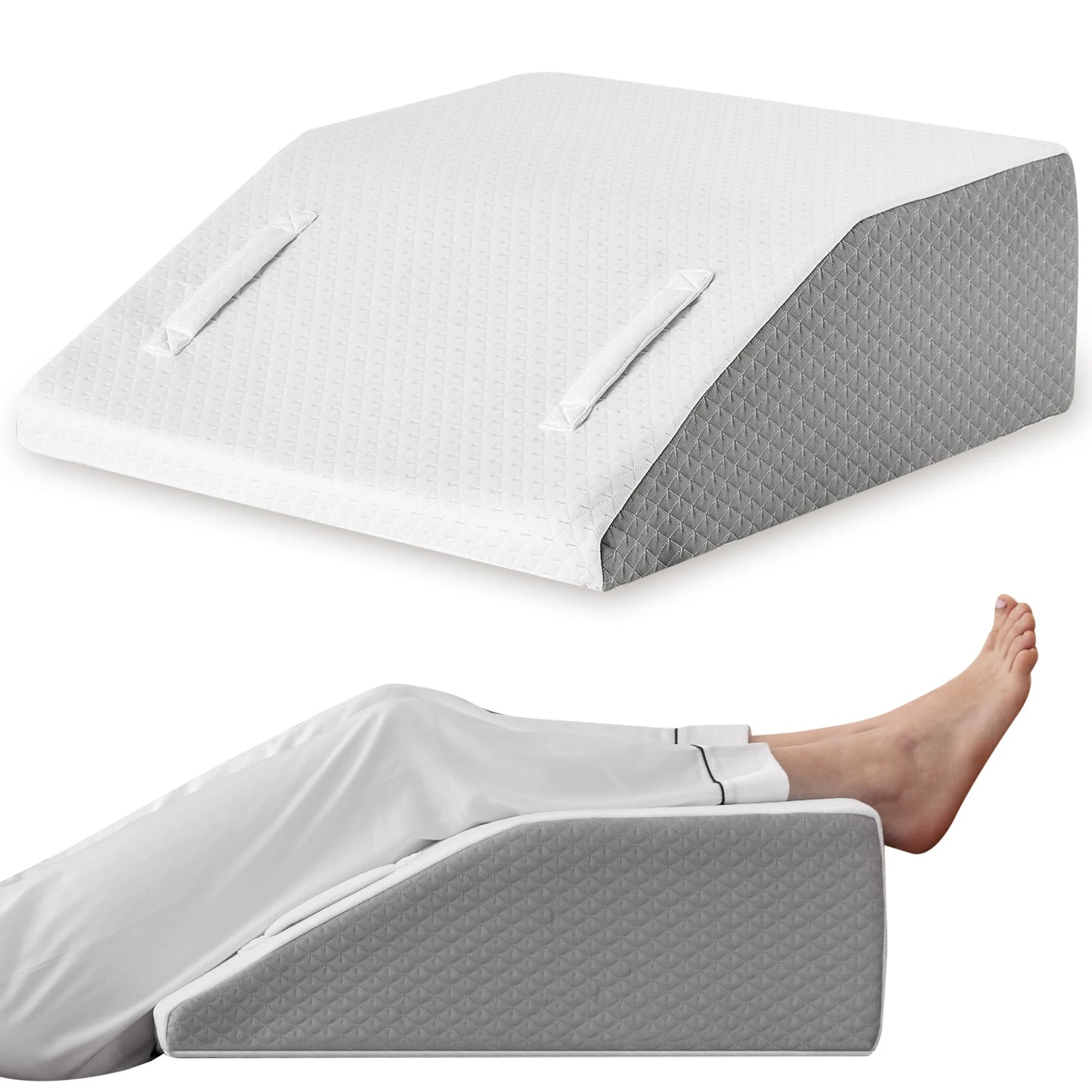 Memory Foam Leg Knee Wedge Pillow - Palm and Thread