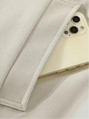 Flowy Casual Trench Coat - Palm and Thread