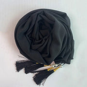 Bubble Chiffon Hijab Solid Color Long shawls - Palm and Thread