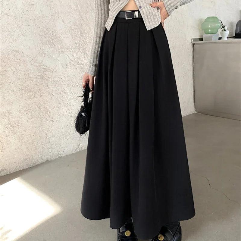 Versatile Mid-length Pleated Skirt - Palm and Thread