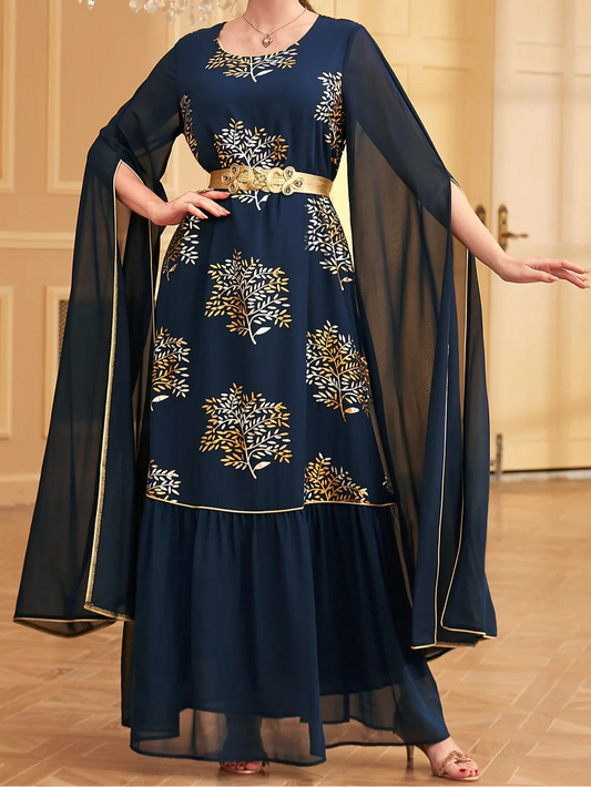 Extra Long Sleeve Maxi Dress Abaya - Palm and Thread