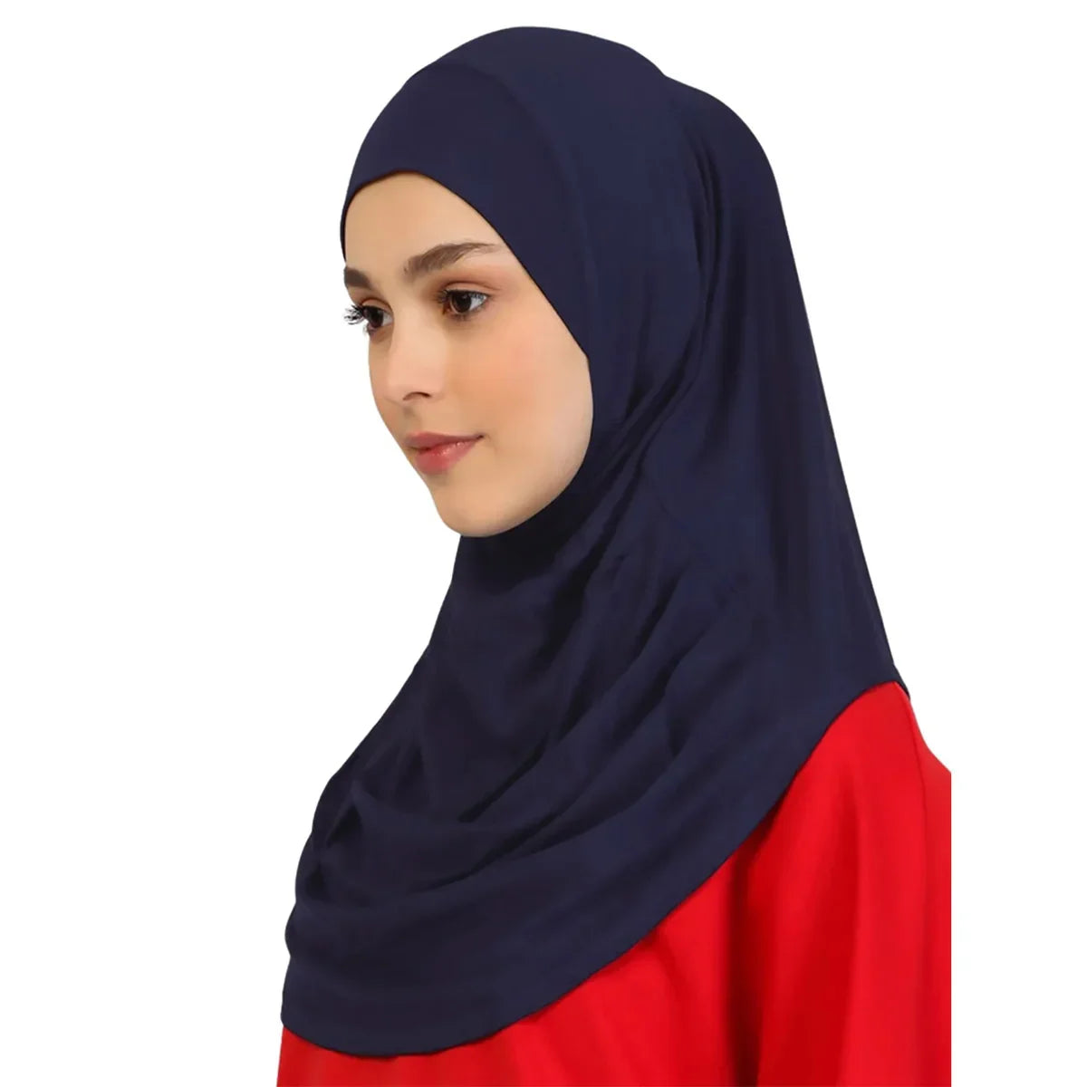 Instant Hijab Solid Color Hemp Headscarf - Palm and Thread