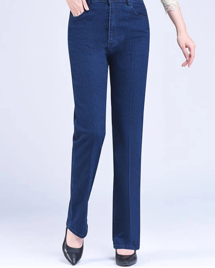 High Waist Vaqueros Elegant baggy Pant - Palm and Thread